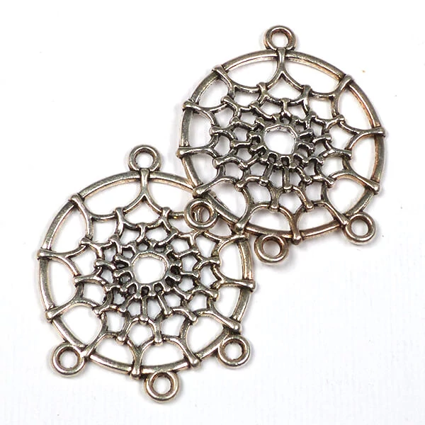 Charm, ornament metalic, 2 buc - prinzătoare de vise
