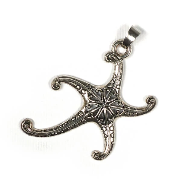 Charm, Ornament metalic 1 buc - stea de mare 