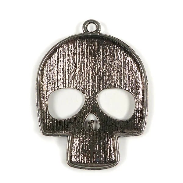 Charm, ornament metalic, 1 buc - craniu