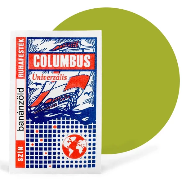 Vopsea textil Columbus, vopsea haine - verde banană