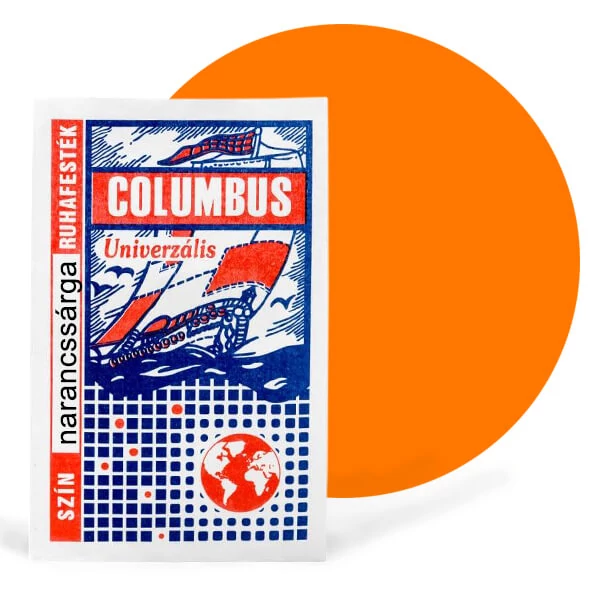 Vopsea textil Columbus, vopsea haine- portocaliu