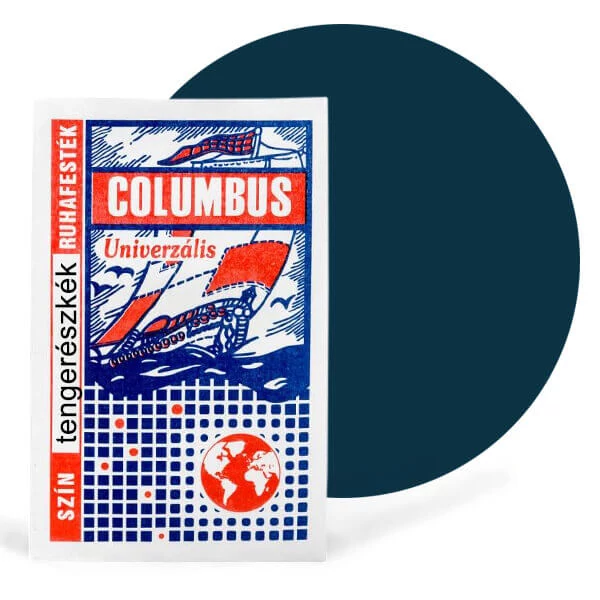 Vopsea textil Columbus, vopsea haine - bleumarin