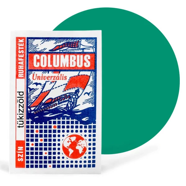 Vopsea textil Columbus, vopsea haine- verde turcoaz