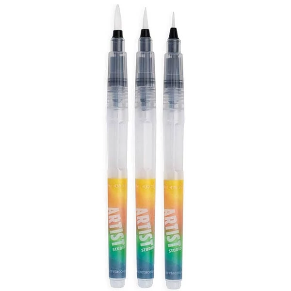 Cretacolor Pencil Wrap Set set de desen în suport de pânză rulabil - Aqua, 17 buc