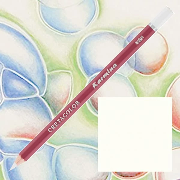 Creioane colorate Cretacolor Karmina- 101, permanent white