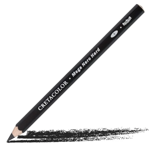Cretacolor Mega creion - Nero, dur
