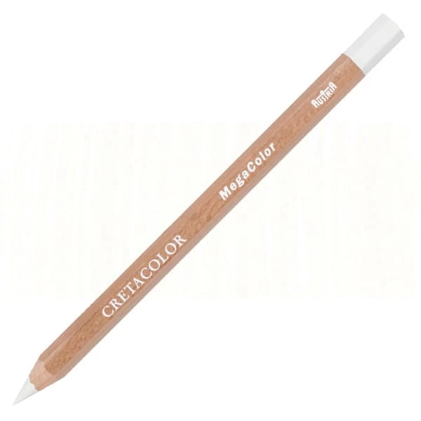 Creioane colorate Cretacolor MegaColor - 101, permanent white