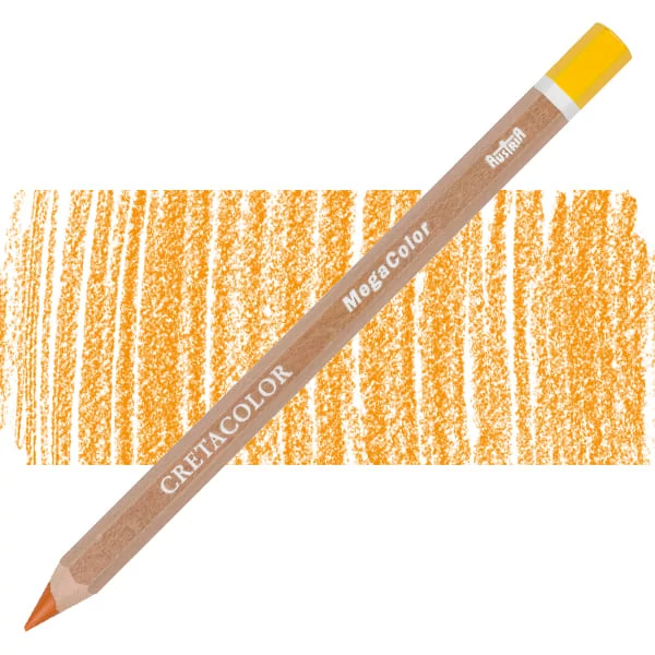 Creioane colorate Cretacolor MegaColor - 108, chromium yellow
