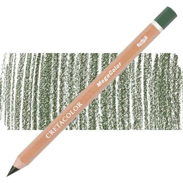 Creioane colorate Cretacolor MegaColor - 191, olive green dark