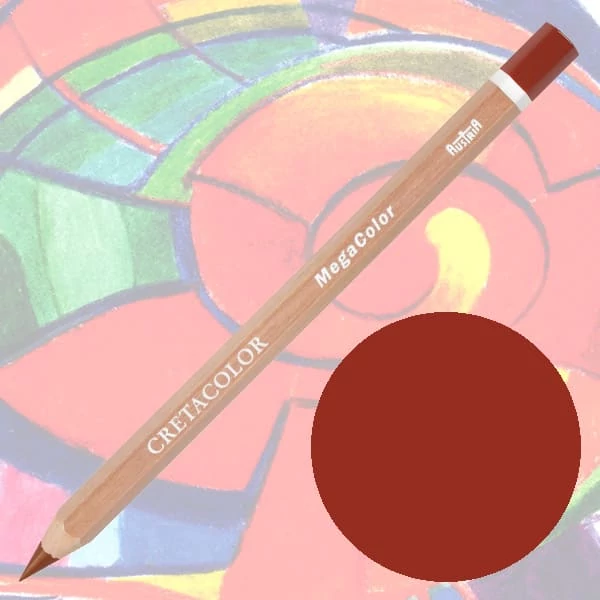 Creioane colorate Cretacolor MegaColor - 209, english red