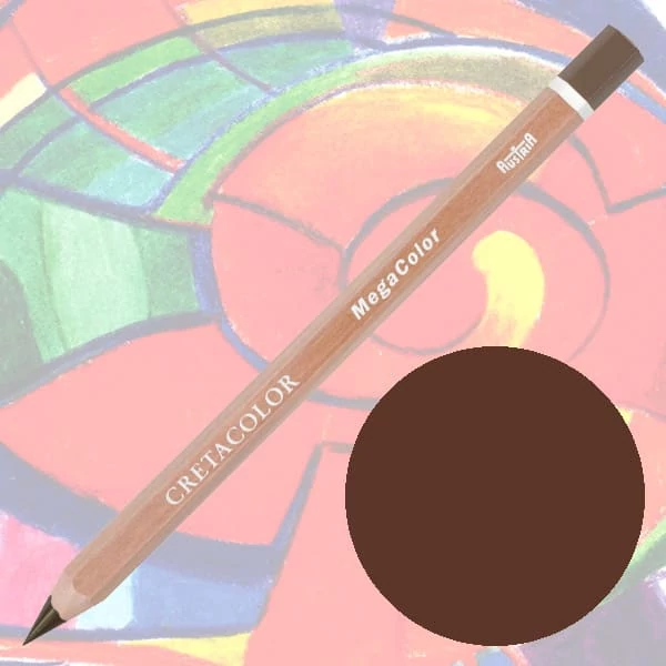 Creioane colorate Cretacolor MegaColor - 215, chestnut brown