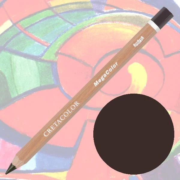 Creioane colorate Cretacolor MegaColor - 221, umber