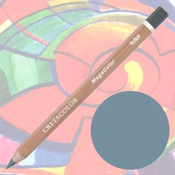 Creioane colorate Cretacolor MegaColor - 235, dark grey