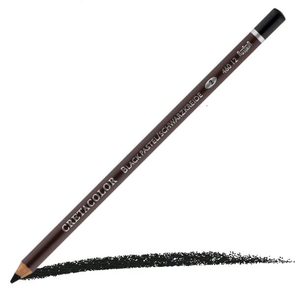 Cretacolor creion pitt - pastel negru, mediu