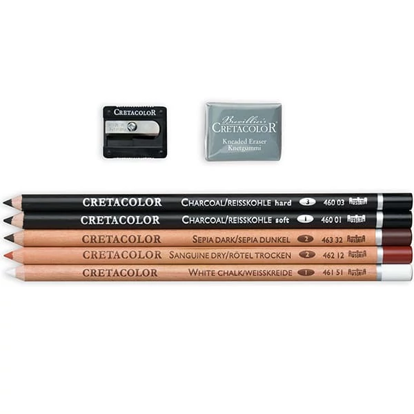 Cretacolor Sketching Set - Set de desen și schiță , 7 piese