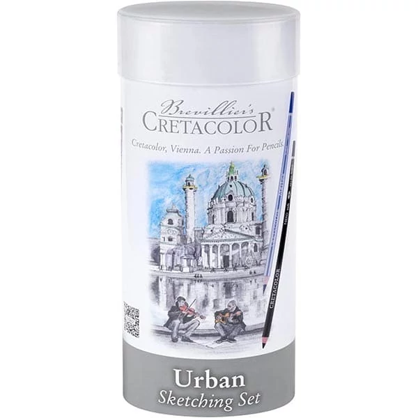 Cretacolor Urban Sketching Set Set de desen și schițe, 22 buc