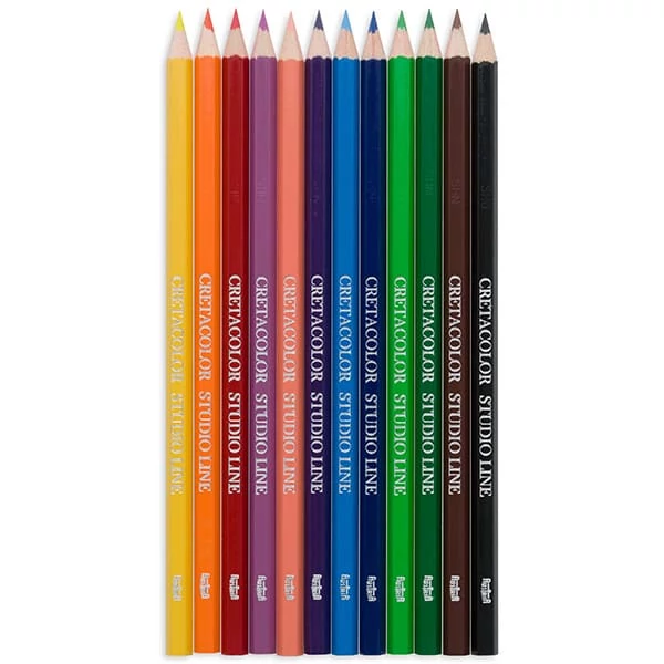 Set creioane colorate Cretacolor Artist Studio - 12 buc