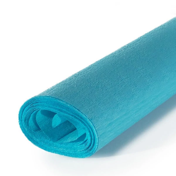 Hârtie creponată, Educational, 40 g, 50x250 cm - 224 sea azure