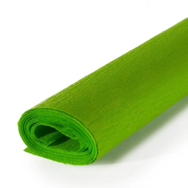 Hârtie creponată, Educational, 40 g, 50x250 cm - 232 apple green