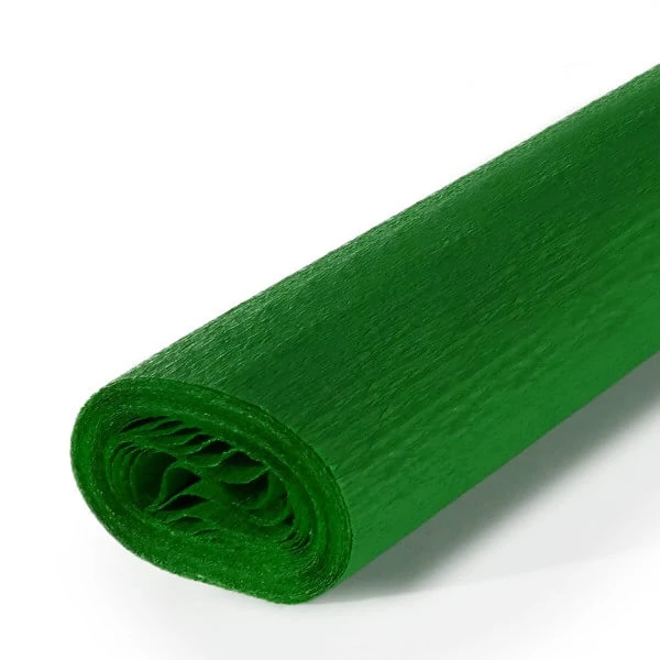 Hârtie creponată, Educational, 40 g, 50x250 cm - 238 italian flag green