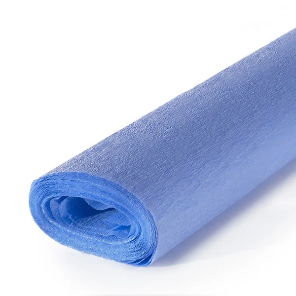 Hârtie creponată, Educational, 40 g, 50x250 cm - 276 periwinkle blue