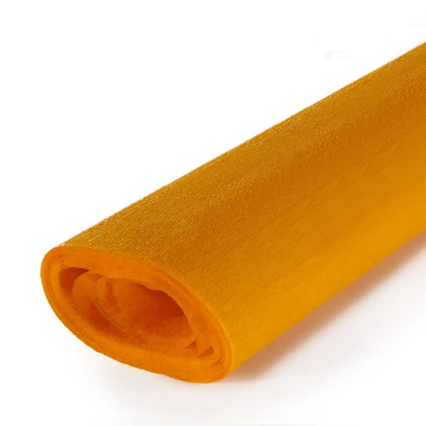Hârtie creponată, Educational, 40 g, 50x250 cm - 294 basic orange