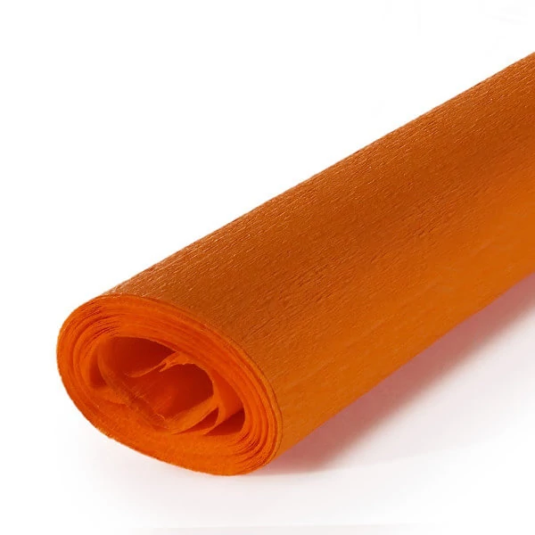 Hârtie creponată, Educational, 40 g, 50x250 cm - 300 orange