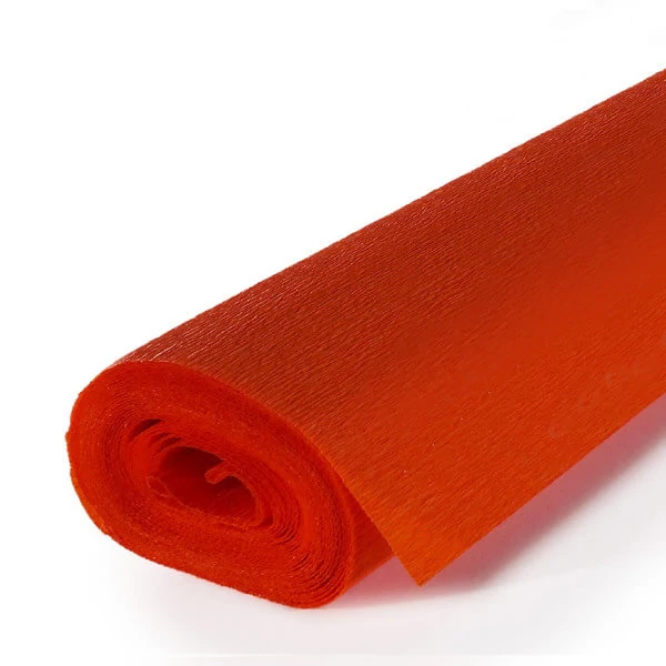 Hârtie creponată, Educational, 40 g, 50x250 cm - 306 dark intense orange