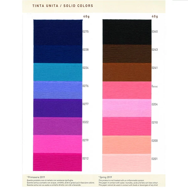 Hârtie creponată, Educational, 40 g, 50x250 cm - 200 salmon pink