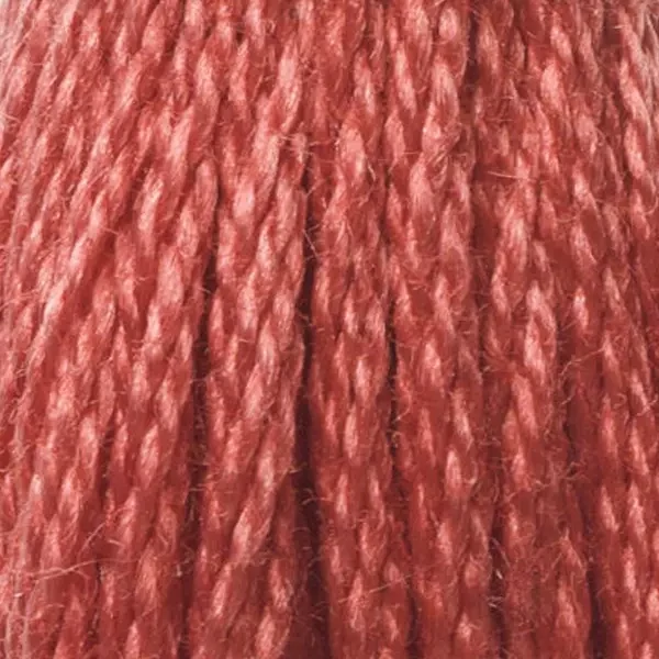 Ață pentru broderie DMC Mouliné (împărțit, 6 fire), 8 m - 006-347, Salmon - VY DK