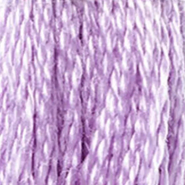 Ață pentru broderie DMC Mouliné (împărțit, 6 fire), 8 m - 096-554, Violet - LT