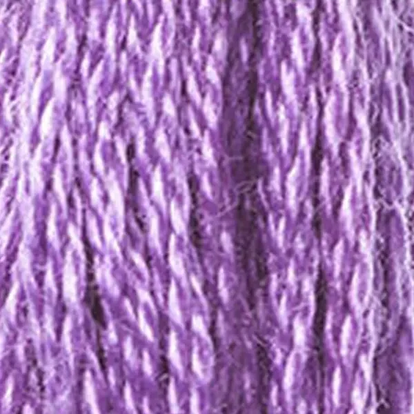 Ață pentru broderie DMC Mouliné (împărțit, 6 fire), 8 m - 098-552, Violet - MED