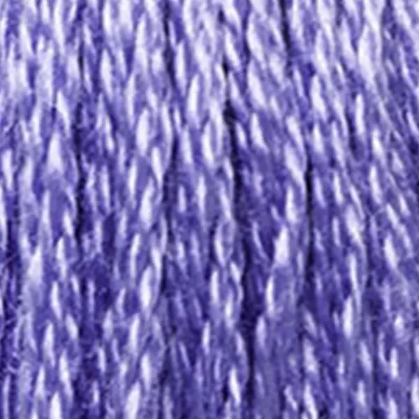 Ață pentru broderie DMC Mouliné (împărțit, 6 fire), 8 m - 110-340, Blue Violet - MED
