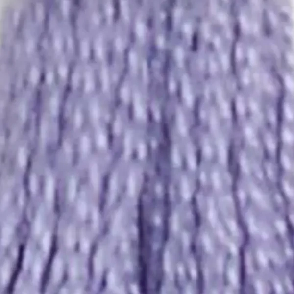 Ață pentru broderie DMC Mouliné (împărțit, 6 fire), 8 m - 114-30, Medium Light Blueberry