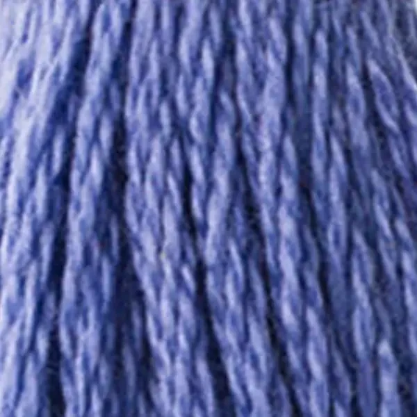 Ață pentru broderie DMC Mouliné (împărțit, 6 fire), 8 m - 120-3807, Cornflower Blue