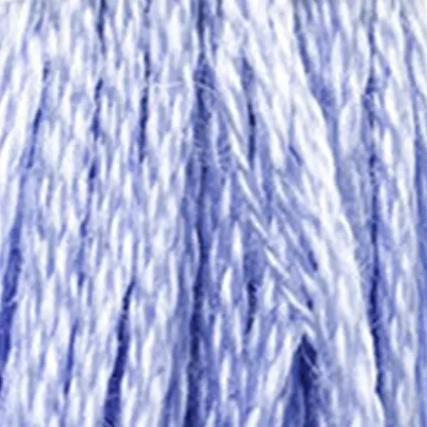 Ață pentru broderie DMC Mouliné (împărțit, 6 fire), 8 m - 124-3840, Lavender Blue - LT