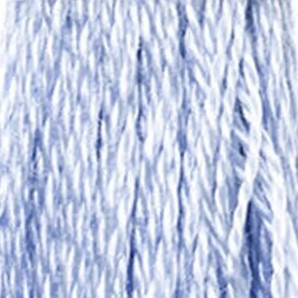 Ață pentru broderie DMC Mouliné (împărțit, 6 fire), 8 m - 135-827, Blue - VY LT