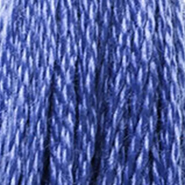 Ață pentru broderie DMC Mouliné (împărțit, 6 fire), 8 m - 137-826, Blue - MED