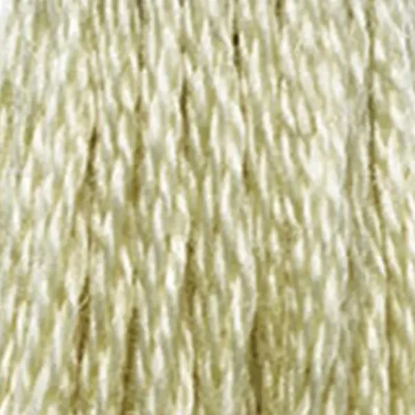 Ață pentru broderie DMC Mouliné (împărțit, 6 fire), 8 m - 312-3047, Yellow Beige - LT