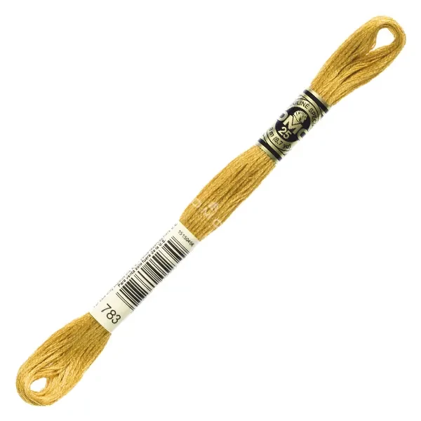 Ață pentru broderie DMC Mouliné (împărțit, 6 fire), 8 m - 325-783, Topaz - MED