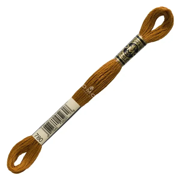Ață pentru broderie DMC Mouliné (împărțit, 6 fire), 8 m - 327-780, Topaz - ULT VY DK