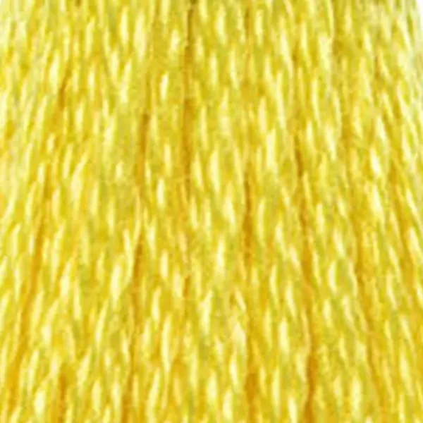 Ață pentru broderie DMC Mouliné (împărțit, 6 fire), 8 m - 340-973, Canary - BRIGHT