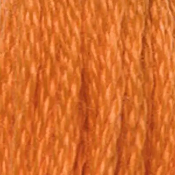 Ață pentru broderie DMC Mouliné (împărțit, 6 fire), 8 m - 354-947, Burnt Orange