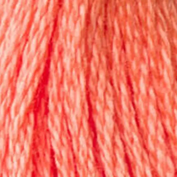 Ață pentru broderie DMC Mouliné (împărțit, 6 fire), 8 m - 360-3340, Apricot - MED