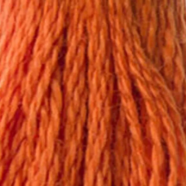 Ață pentru broderie DMC Mouliné (împărțit, 6 fire), 8 m - 367-720, Orange Spice - DK