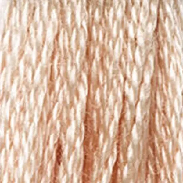 Ață pentru broderie DMC Mouliné (împărțit, 6 fire), 8 m - 389-754, Peach - LT