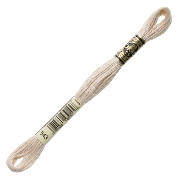 Ață pentru broderie DMC Mouliné (împărțit, 6 fire), 8 m - 429-543, Beige Brown - ULT VY LT