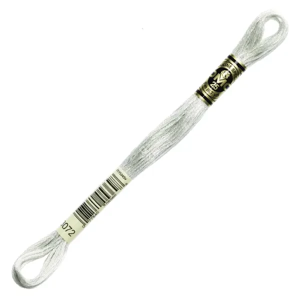 Ață pentru broderie DMC Mouliné (împărțit, 6 fire), 8 m - 458-3072, Beaver Gray - VY LT