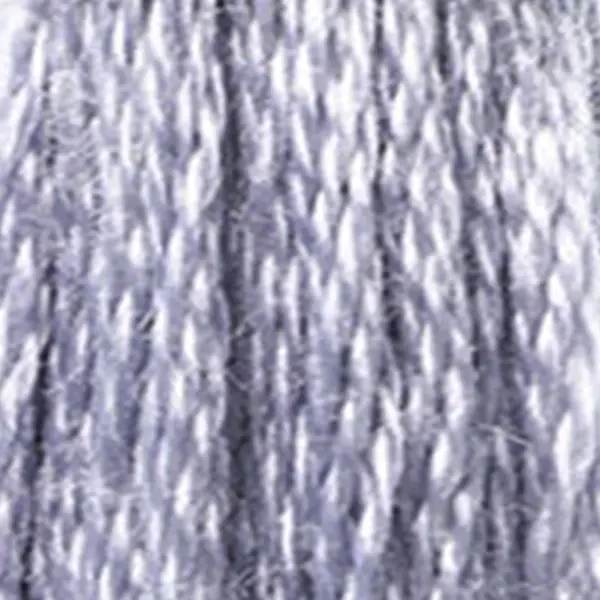 Ață pentru broderie DMC Mouliné (împărțit, 6 fire), 8 m - 470-318, Steel Gray - LT