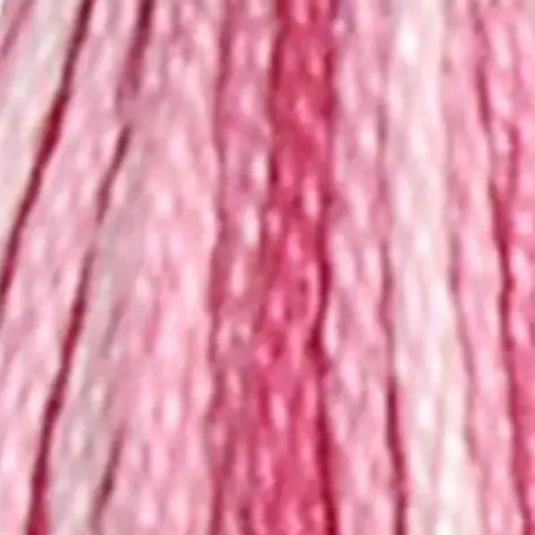Ață pentru broderie DMC Mouliné (împărțit, 6 fire), 8 m - 483-48, Variegated - Baby Pink